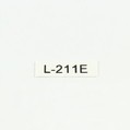 Páska Supvan L-211E bílá/černý tisk, 6 mm