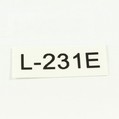 Supvan L-231E label tape white/black print, 12 mm