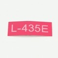 Supvan L-435E label tape red/white print, 12 mm