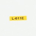 Supvan L-611E label tape yellow/black print, 6 mm