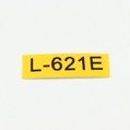Supvan L-621E label tape yellow/black print, 9 mm