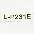 Supvan L-231E label tape white/black print, 12 mm, strong adhesive