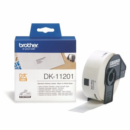 Papírové štítky Brother DK11201, 29x90 mm, 400 ks