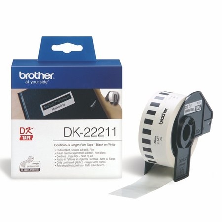 Filmová role Brother DK22211 bílá, šířka 29 mm