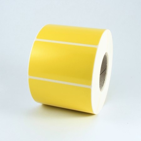 Papírové štítky 32x25 mm žluté, 2000 ks