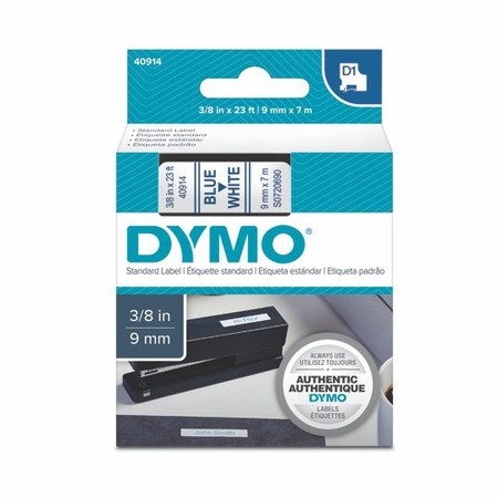 Páska Dymo S0720690 bílá/modrý tisk, 9 mm