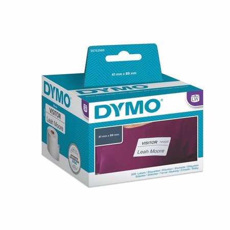 Papírové štítky Dymo S0722560 nepermanentní, 89x41 mm, 300 ks