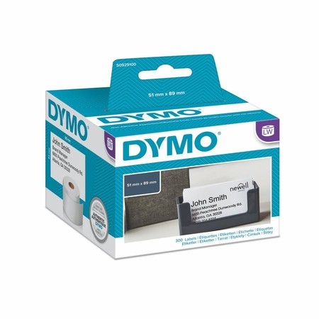 Papírové štítky Dymo S0929100 bez lepidla, 89x51 mm, 300 ks