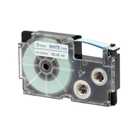 Páska XR-9WEB1 bílá/modrá, 9 mm x 8 m
