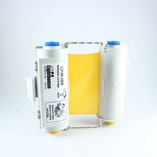 Barvící páska CPMR45-RC žlutá s kazetou