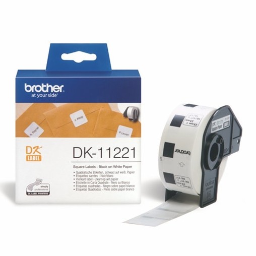Papírové štítky Brother DK11221, 23x23 mm, 1000 ks