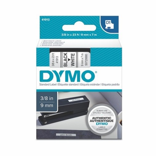 Páska Dymo S0720680 bílá/černý tisk, 9 mm